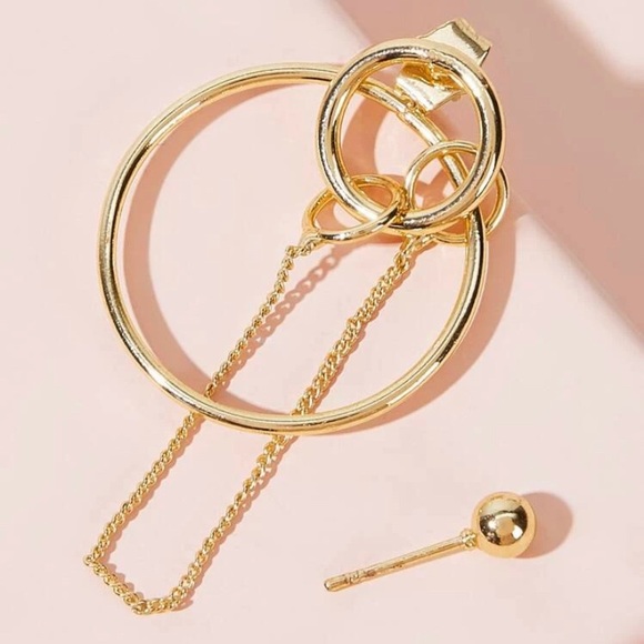 3/$30 Link & Chain Mismatch Earrings - Picture 2 of 2